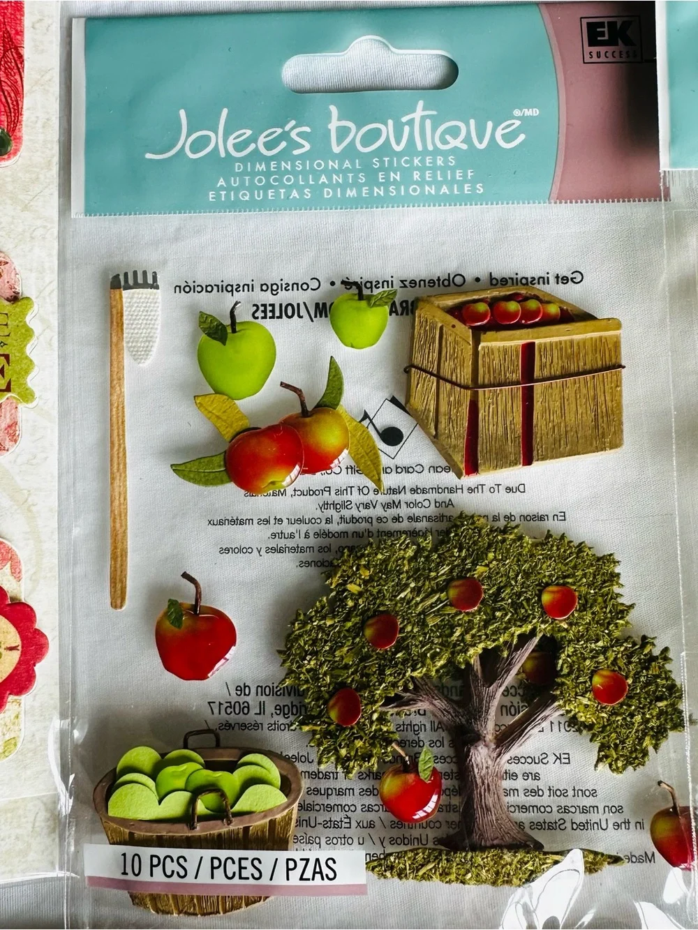 Craft Scrapbook Sticker Lot 3D Jolee’s Boutique, K&Company, Me & My Big Ideas - Picture 2 of 9